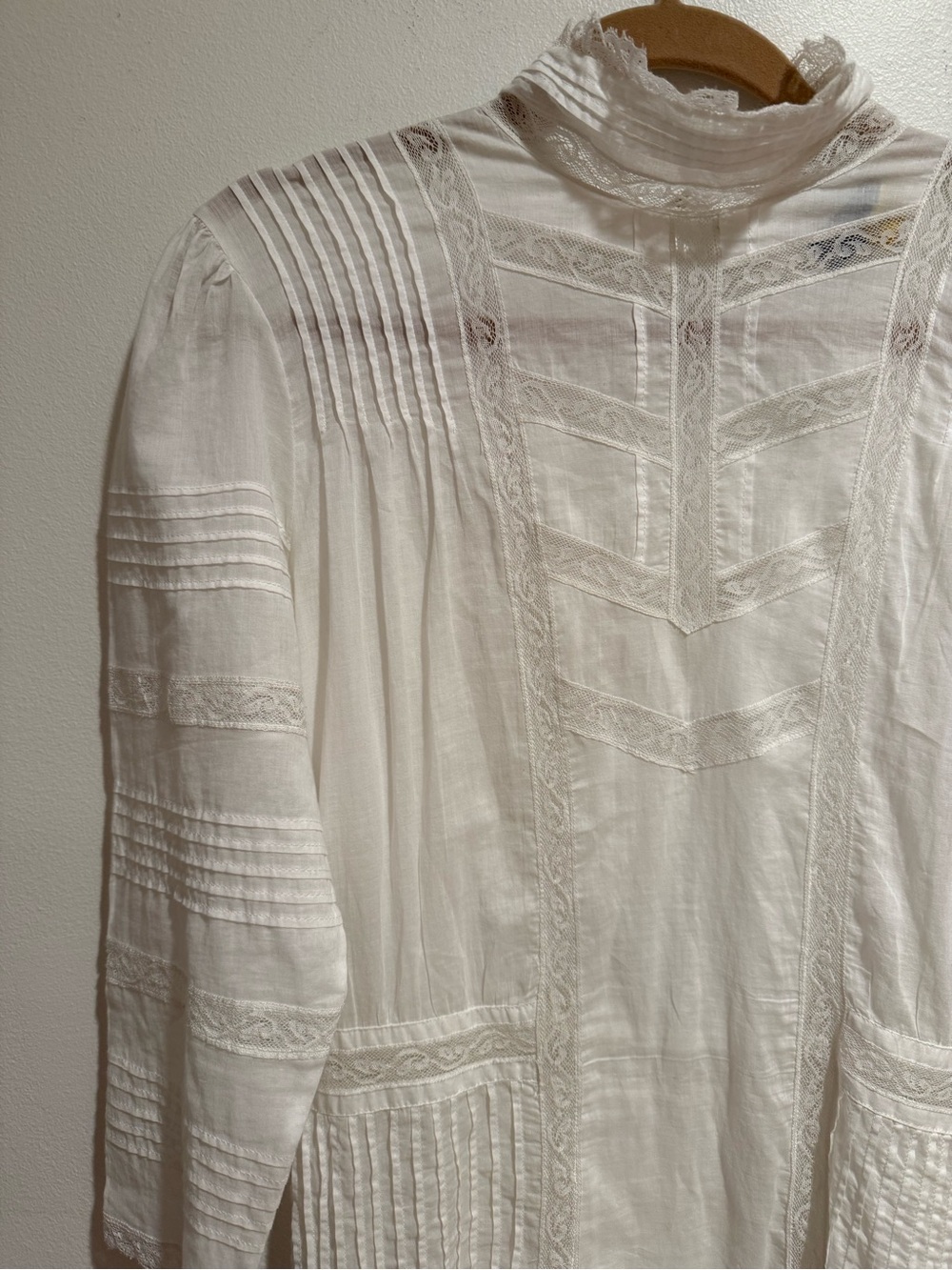 Polo by Ralph Lauren White Lace-Trim Maxi Dress - Picture 2 of 3